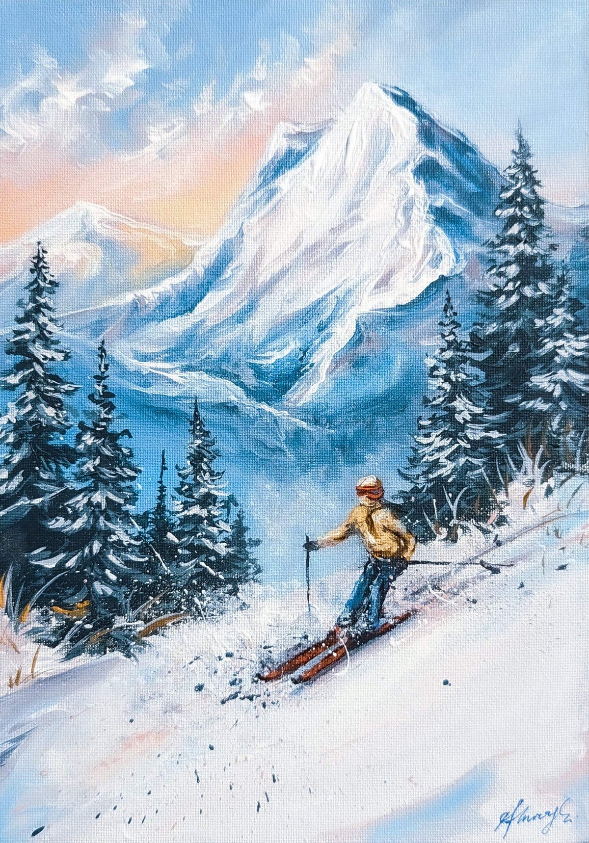 Mont Blanc Acrylic Painting Kit