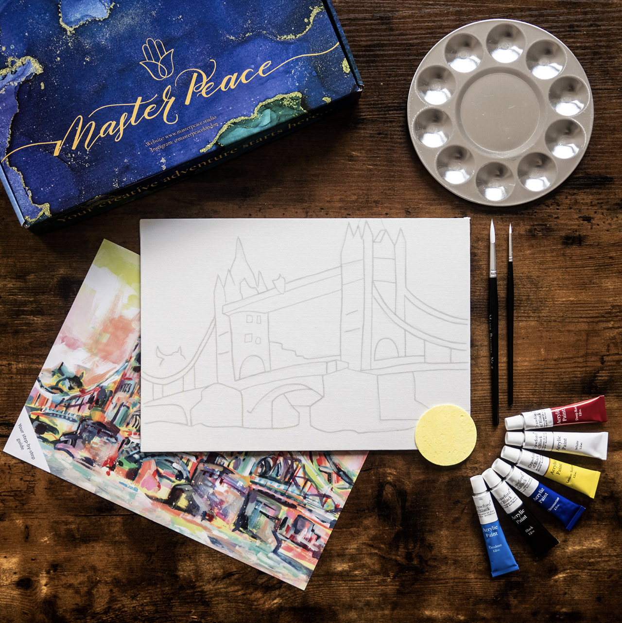 Tower Bridge Acrylic Painting Kit