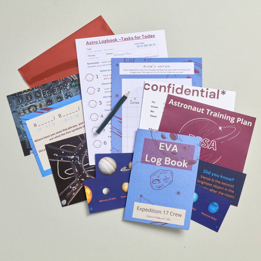 Envelope Escape Room: Kids Edition (The Space Station)