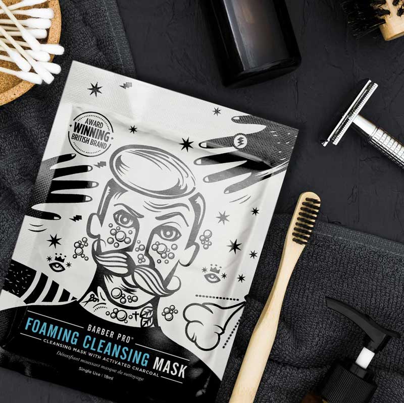 BARBER PRO Foaming Cleansing Mask