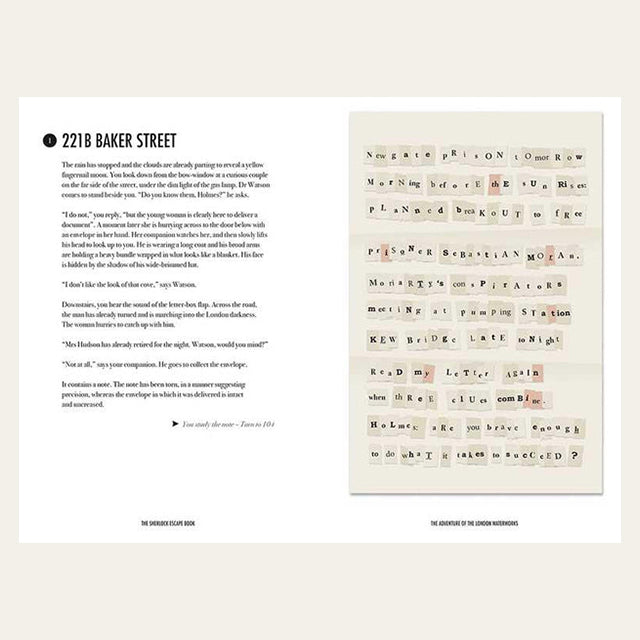 Sherlock Holmes Escape Book