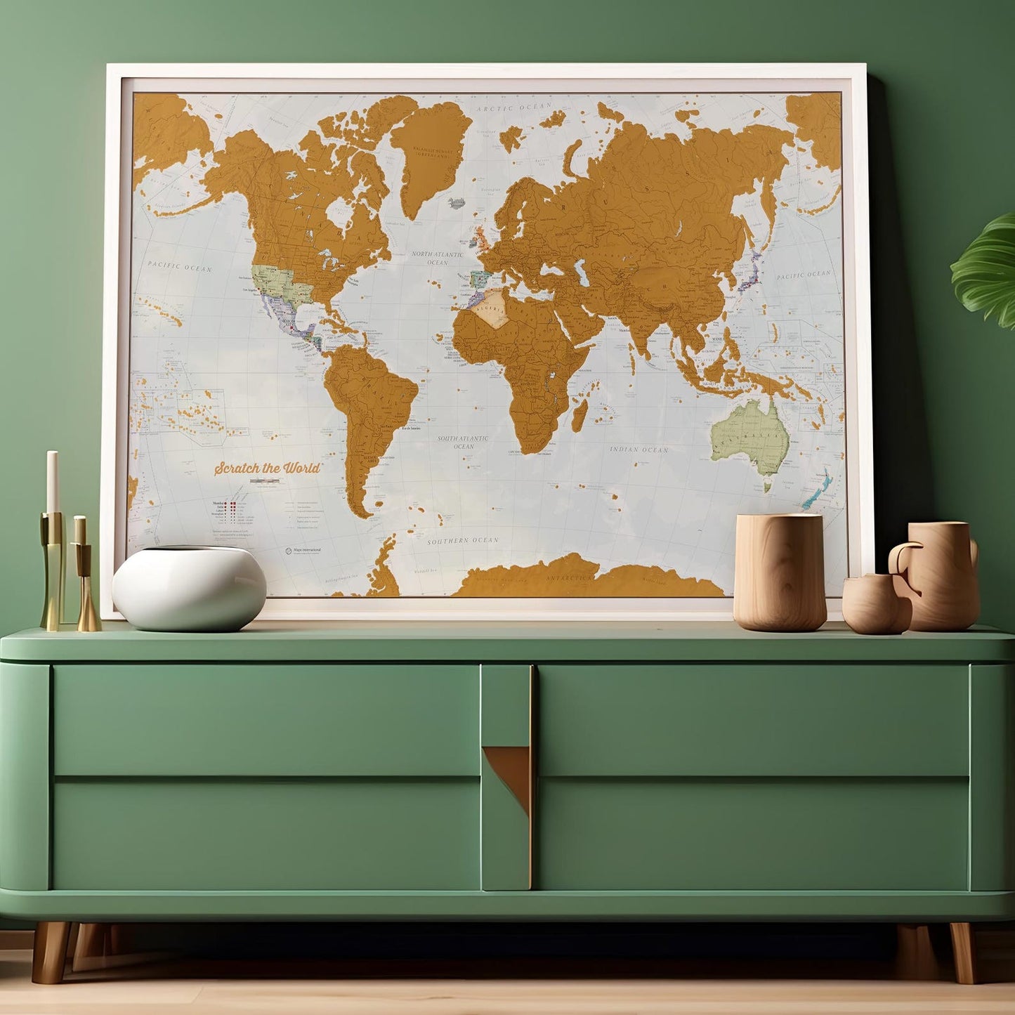 Scratch The World Map