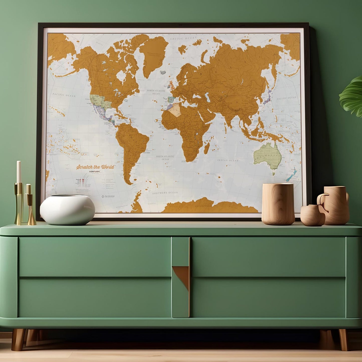 Scratch The World Map