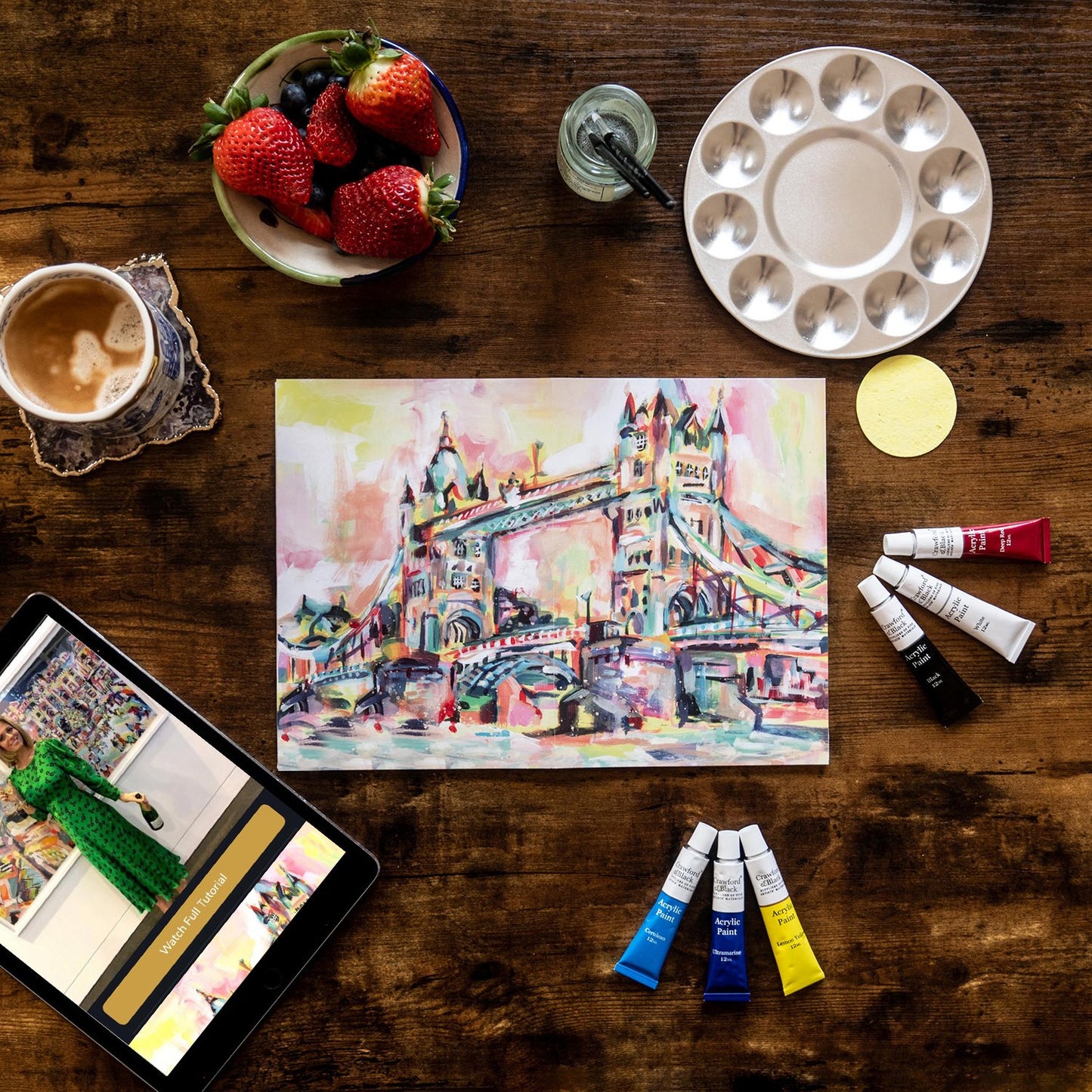 Tower Bridge Acrylic Painting Kit