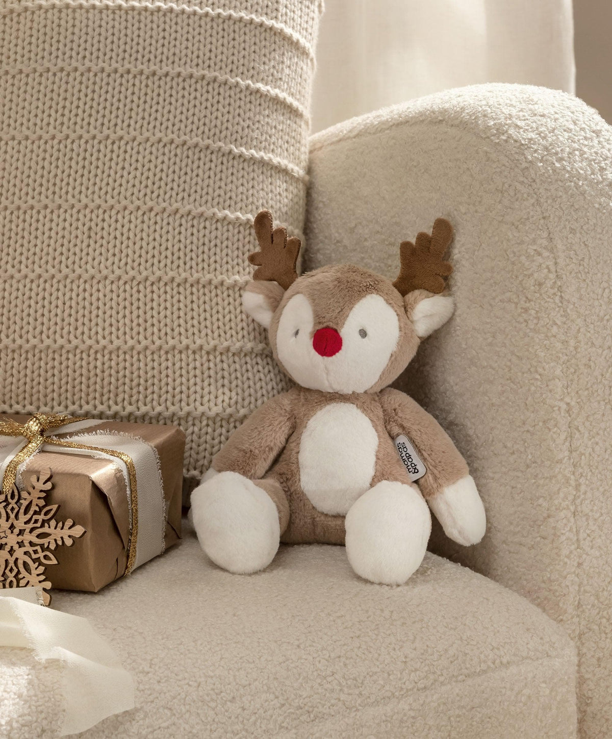 Reindeer Beanie Soft Toy