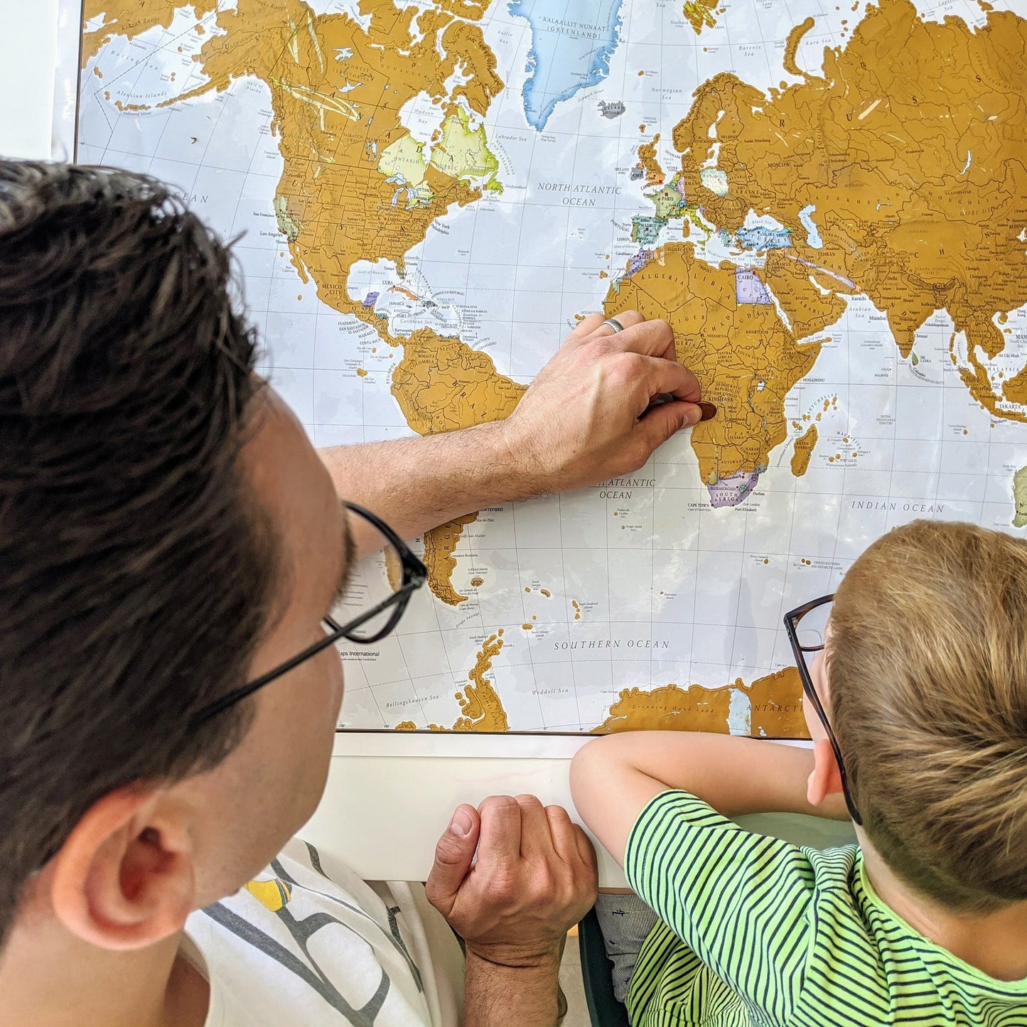 Scratch The World Map