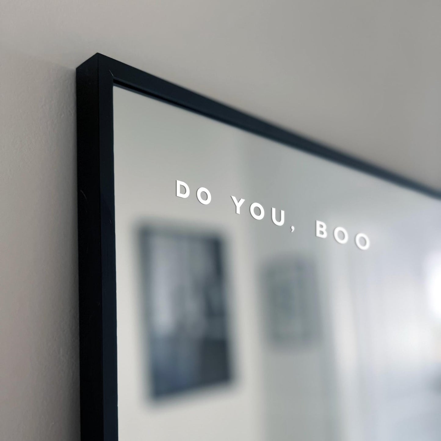 'Do You, Boo' Mirror Mantra Decal Sticker