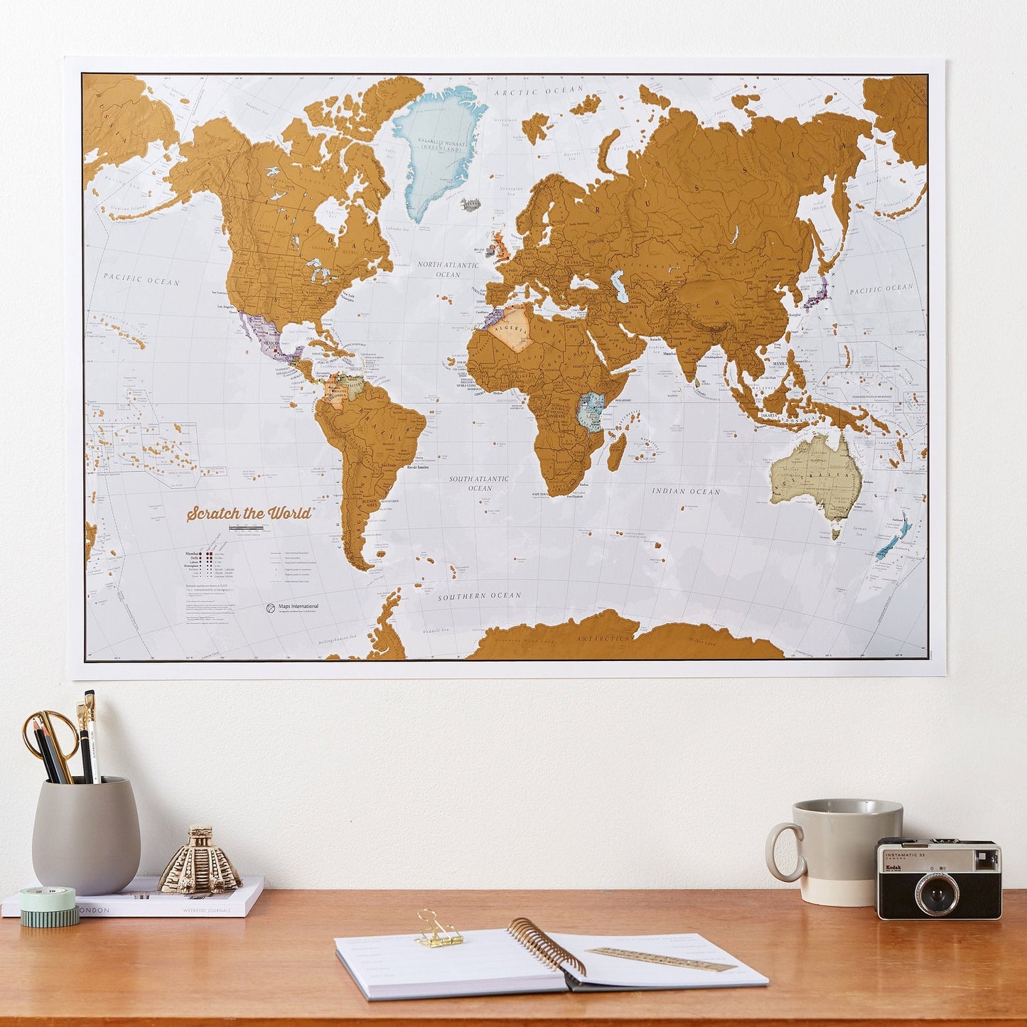 Scratch The World Map